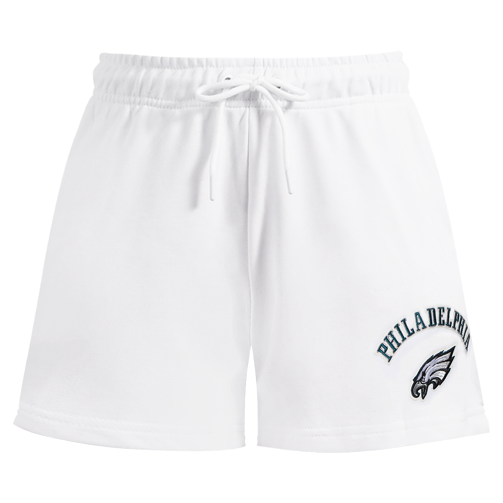 NFL PHILADELPHIA EAGLES CLASSIC WOMEN'S FLEECE SHORT (WHITE)