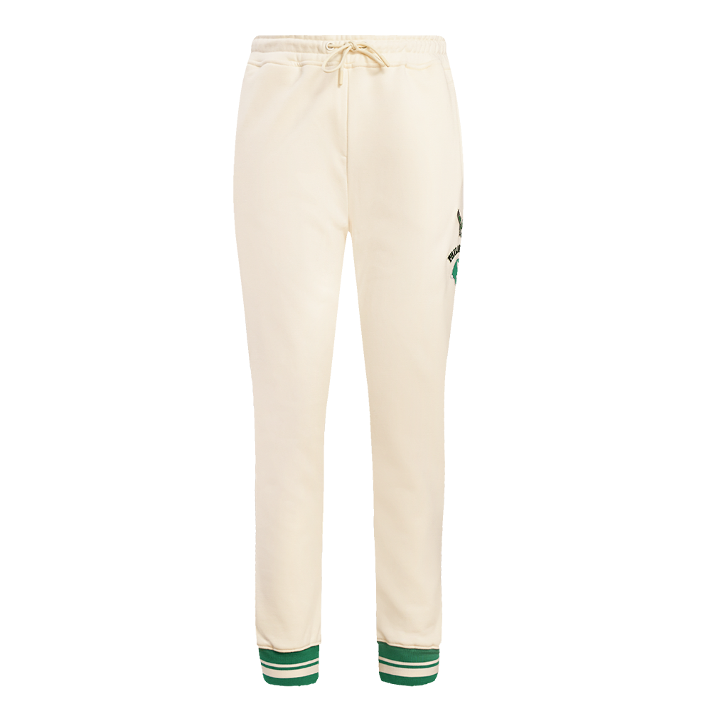 NFL PHILADELPHIA EAGLES RETRO CLASSIC PANTALON OUATÉ POUR FEMME (COQUILLE D'ŒUF/VERT KELLY)