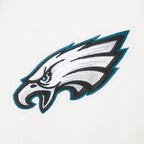 NFL PHILADELPHIA EAGLES TEAM CRYSTALLINE WOMEN'S VARSITY JACKET (BLACK/WHITE)