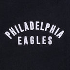 NFL PHILADELPHIA EAGLES WOMEN'S VARSITY JACKET (BLACK/WHITE)