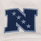 NFL PHILADELPHIA EAGLES VARSITY BLUES BLOUSON COLLÉGIAL EN DENIM POUR FEMME (DENIM/LIN)