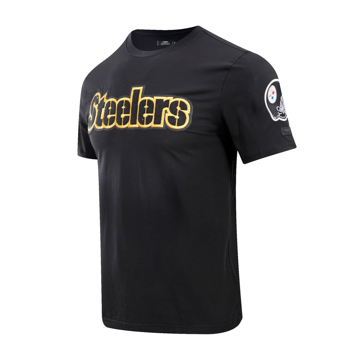 NFL PITTSBURGH STEELERS CLASSIC CHENILLE MEN'S TEE (BLACK)