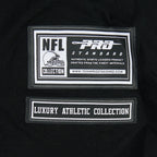 NFL PITTSBURGH STEELERS CLASSIC MESH T-SHIRT À RAYURES POUR HOMME (NOIR/JAUNE)
