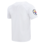 NFL PITTSBURGH STEELERS CLASSIC CHENILLE MEN'S   TEE (WHITE)