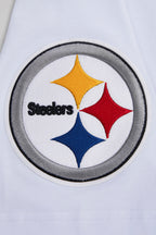 NFL PITTSBURGH STEELERS CLASSIC CHENILLE MEN'S   TEE (WHITE)