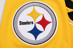 NFL PITTSBURGH STEELERS CLASSIC CHENILLE MEN'S DOUBLE KNIT TEE (YELLOW/BLACK)