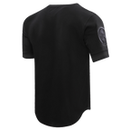NFL PITTSBURGH STEELERS TRIPLE BLACK MEN'S DOUBLE KNIT TEE (TRIPLE BLACK)