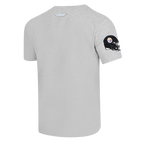 NFL PITTSBURGH STEELERS OLD ENGLISH T-SHIRT POUR HOMME (GRIS CHINÉ)