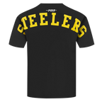 NFL PITTSBURGH STEELERS WINGSPAN MEN'S CJ DROP SHOULDER TEE (BLACK)