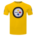 NFL PITTSBURGH STEELERS DIY PICK STITCH T-SHIRT EN JERSEY SIMPLE POUR HOMME (JAUNE)
