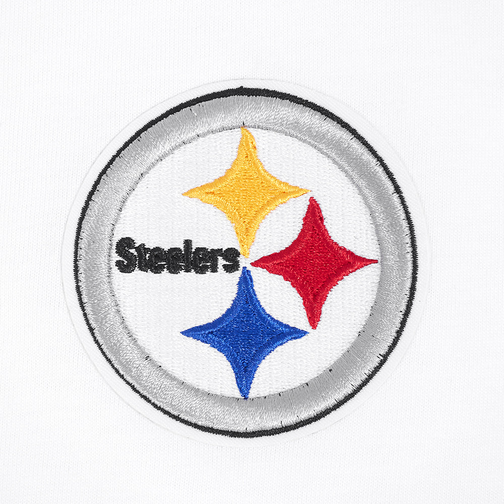NFL PITTSBURGH STEELERS CLASSIC ICON MEN'S SHIRT (WHITE)