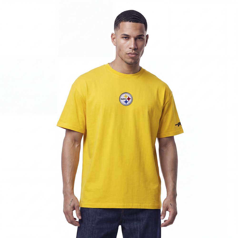 NFL PITTSBURGH STEELERS CLASSIC ICON MEN'S SHIRT (YELLOW)