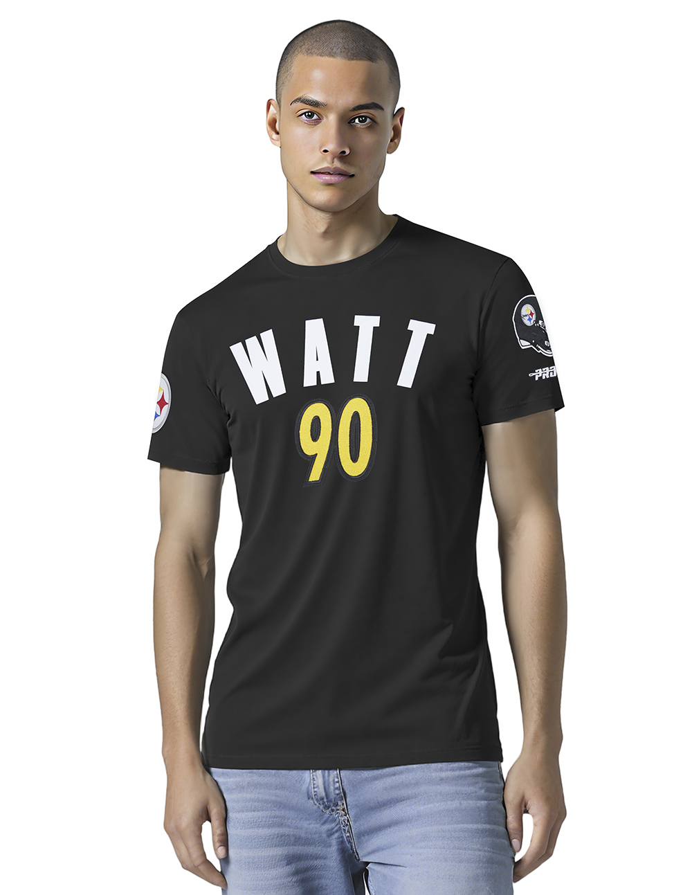 NFL PITTSBURGH STEELERS T.J. WATT #90 CLASSIC PNN MEN'S SJ TEE