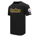 NFL PITTSBURGH STEELERS CLASSIC CHENILLE CHEMISE POUR HOMME (NOIR)
