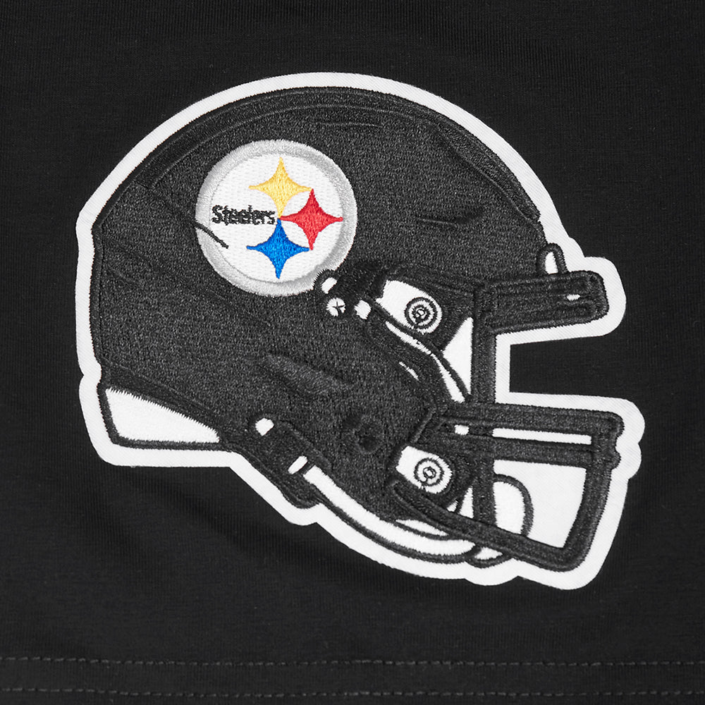 NFL PITTSBURGH STEELERS CLASSIC CHENILLE CHEMISE POUR HOMME (NOIR)