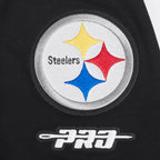 NFL PITTSBURGH STEELERS CLASSIC CHENILLE CHEMISE POUR HOMME (NOIR)