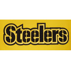 NFL PITTSBURGH STEELERS CLASSIC CHENILLE T-SHIRT À MANCHES COURTES POUR HOMME (JAUNE)