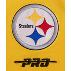 NFL PITTSBURGH STEELERS CLASSIC CHENILLE T-SHIRT À MANCHES COURTES POUR HOMME (JAUNE)