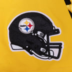 NFL PITTSBURGH STEELERS CLASSIC CHENILLE T-SHIRT À MANCHES COURTES POUR HOMME (JAUNE)