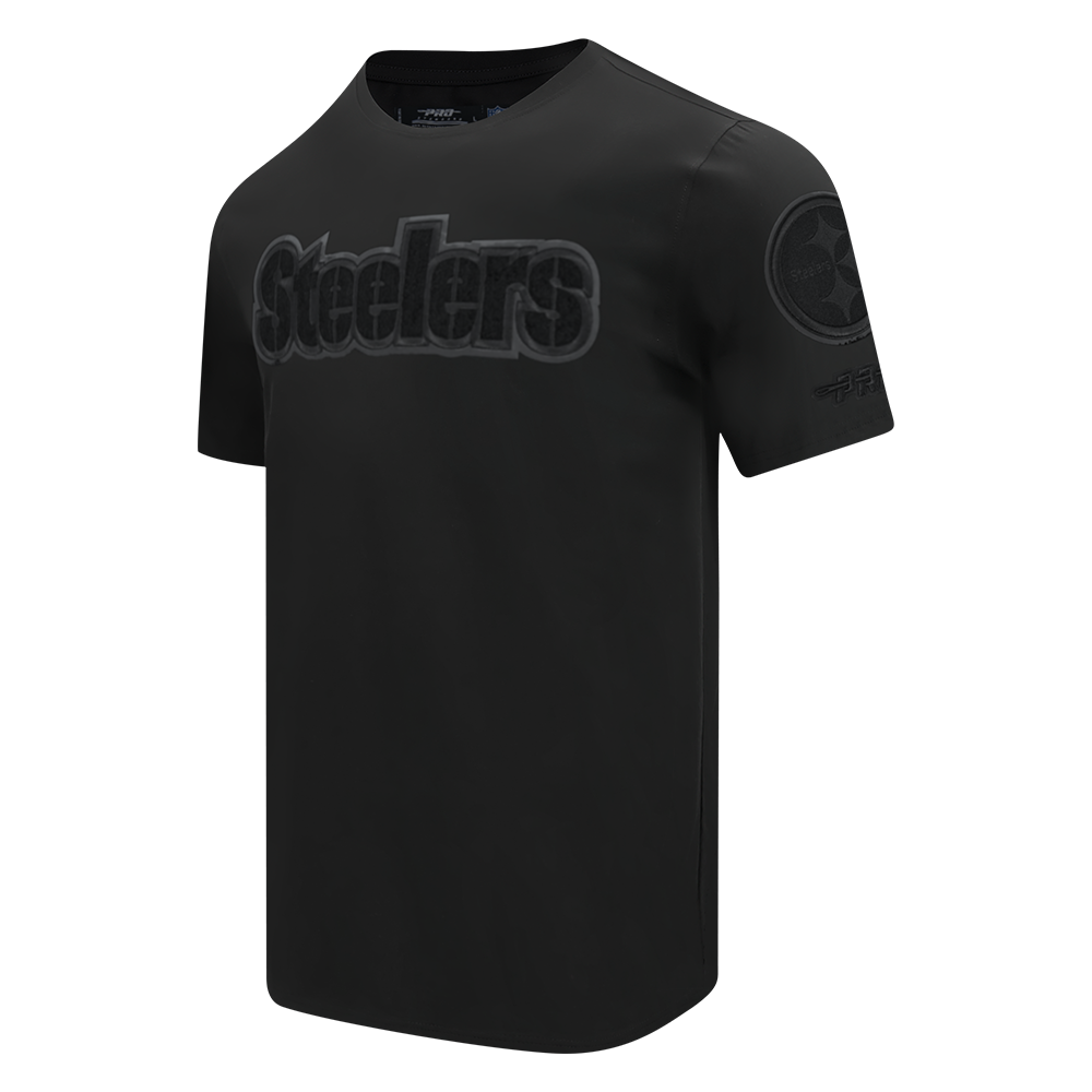 NFL PITTSBURGH STEELERS TRIPLE BLACK MEN'S SHIRT (BLACK)