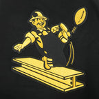 NFL PITTSBURGH STEELERS FIRST TEAM T-SHIRT À MANCHES RAGLAN POUR HOMME (COQUILLE D'ŒUF/NOIR)