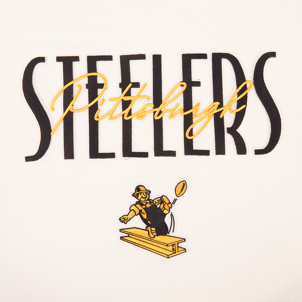 NFL PITTSBURGH STEELERS ORIGINAL PLAYERS MEN'S S/S TEE (EGGSHELL)