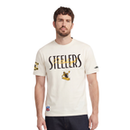 NFL PITTSBURGH STEELERS ORIGINAL PLAYERS MEN'S S/S TEE (EGGSHELL)