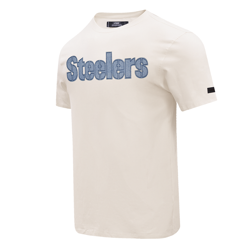 NFL PITTSBURGH STEELERS VARSITY BLUES MEN'S TEE (LINEN)