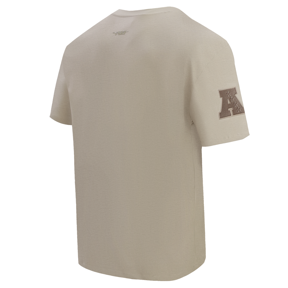 NFL PITTSBURGH STEELERS NEUTRAL T-SHIRT EN JERSEY DE COTON À ÉPAULES TOMBANTES (TAUPE)