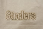 NFL PITTSBURGH STEELERS NEUTRAL T-SHIRT EN JERSEY DE COTON À ÉPAULES TOMBANTES (TAUPE)