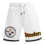 NFL PITTSBURGH STEELERS CLASSIC CHENILLE MEN'S DK SHORT (WHITE)