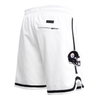 NFL PITTSBURGH STEELERS CLASSIC CHENILLE MEN'S DK SHORT (WHITE)