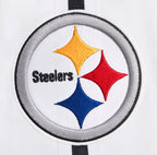 NFL PITTSBURGH STEELERS CLASSIC CHENILLE MEN'S DK SHORT (WHITE)