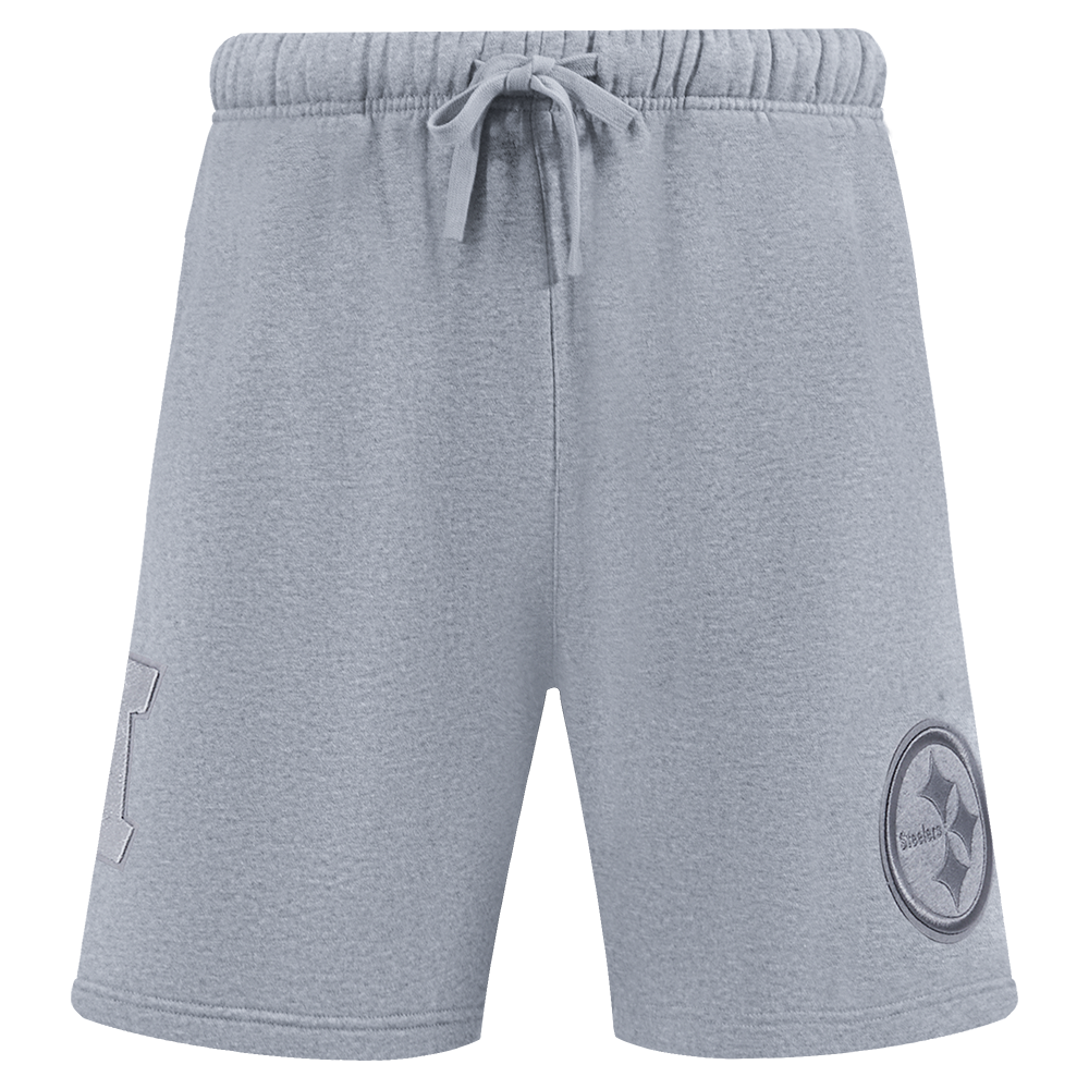 NFL PITTSBURGH STEELERS NEUTRAL MEN'S SHORT (DARK HEATHER GRAY)