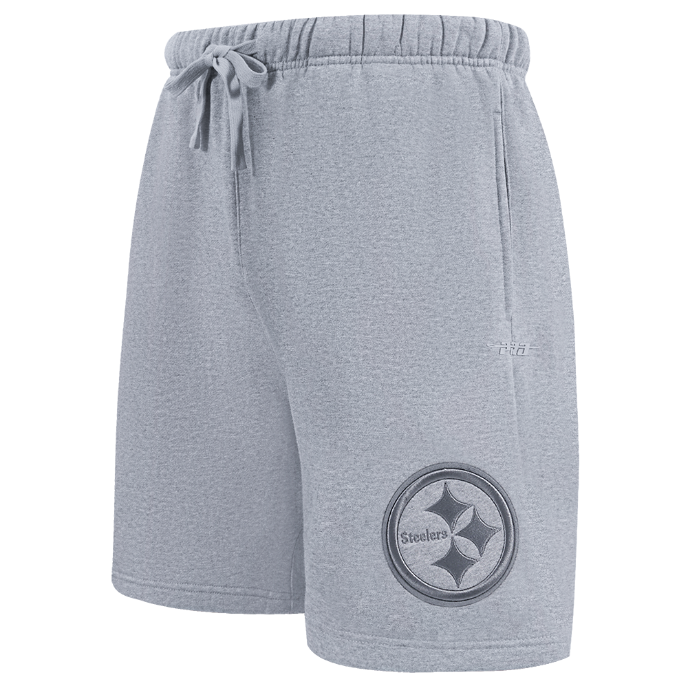 NFL PITTSBURGH STEELERS NEUTRAL MEN'S SHORT (DARK HEATHER GRAY)