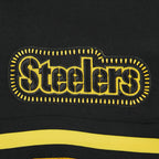NFL PITTSBURGH STEELERS DIY PICK STITCH MEN'S DOUBLE KNIT 2.0 SHORT (BLACK/YELLOW)