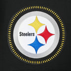 NFL PITTSBURGH STEELERS DIY PICK STITCH MEN'S DOUBLE KNIT 2.0 SHORT (BLACK/YELLOW)