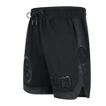 NFL PITTSBURGH STEELERS TRIPLE BLACK LOGO PRO TEAM MEN'S SHORT (TRIPLE BLACK)