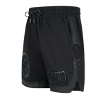 NFL PITTSBURGH STEELERS TRIPLE BLACK LOGO PRO TEAM MEN'S SHORT (TRIPLE BLACK)