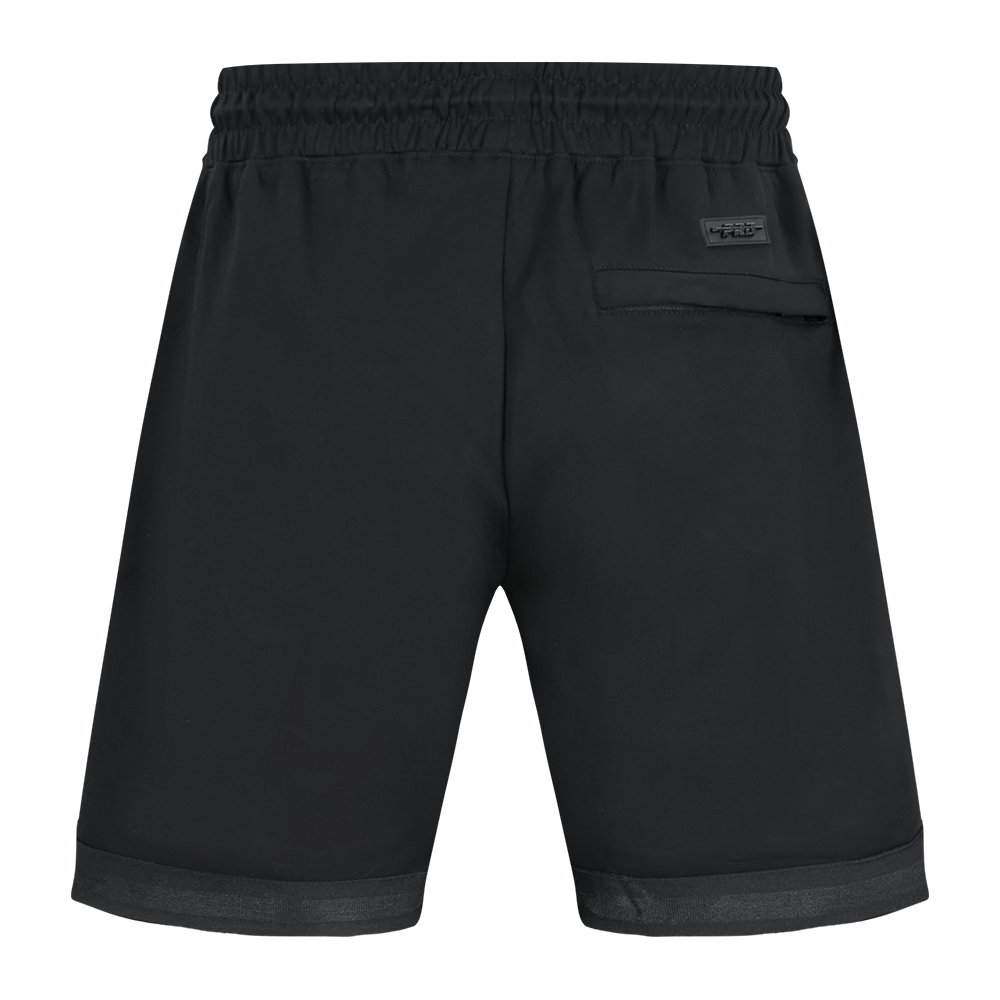 NFL PITTSBURGH STEELERS TRIPLE BLACK LOGO PRO TEAM MEN'S SHORT (TRIPLE BLACK)