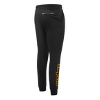 NFL PITTSBURGH STEELERS CLASSIC CHENILLE PANTALON JOGGER EN MAILLE DOUBLE POUR HOMME (NOIR)