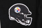 NFL PITTSBURGH STEELERS CLASSIC CHENILLE PANTALON JOGGER EN MAILLE DOUBLE POUR HOMME (NOIR)
