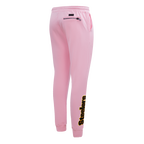 NFL PITTSBURGH STEELERS CLASSIC CHENILLE DOUBLE KNIT JOGGER (PINK)