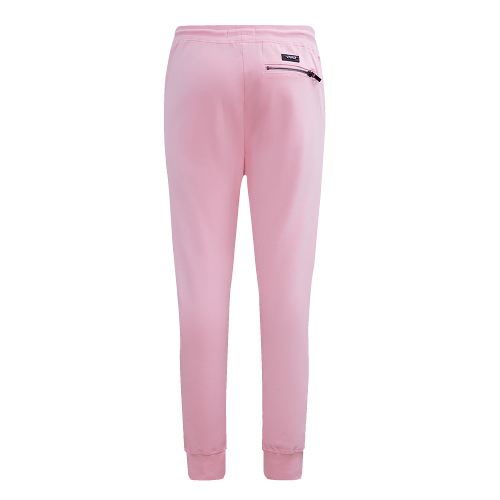 NFL PITTSBURGH STEELERS CLASSIC CHENILLE DOUBLE KNIT JOGGER (PINK)