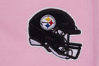 NFL PITTSBURGH STEELERS CLASSIC CHENILLE DOUBLE KNIT JOGGER (PINK)