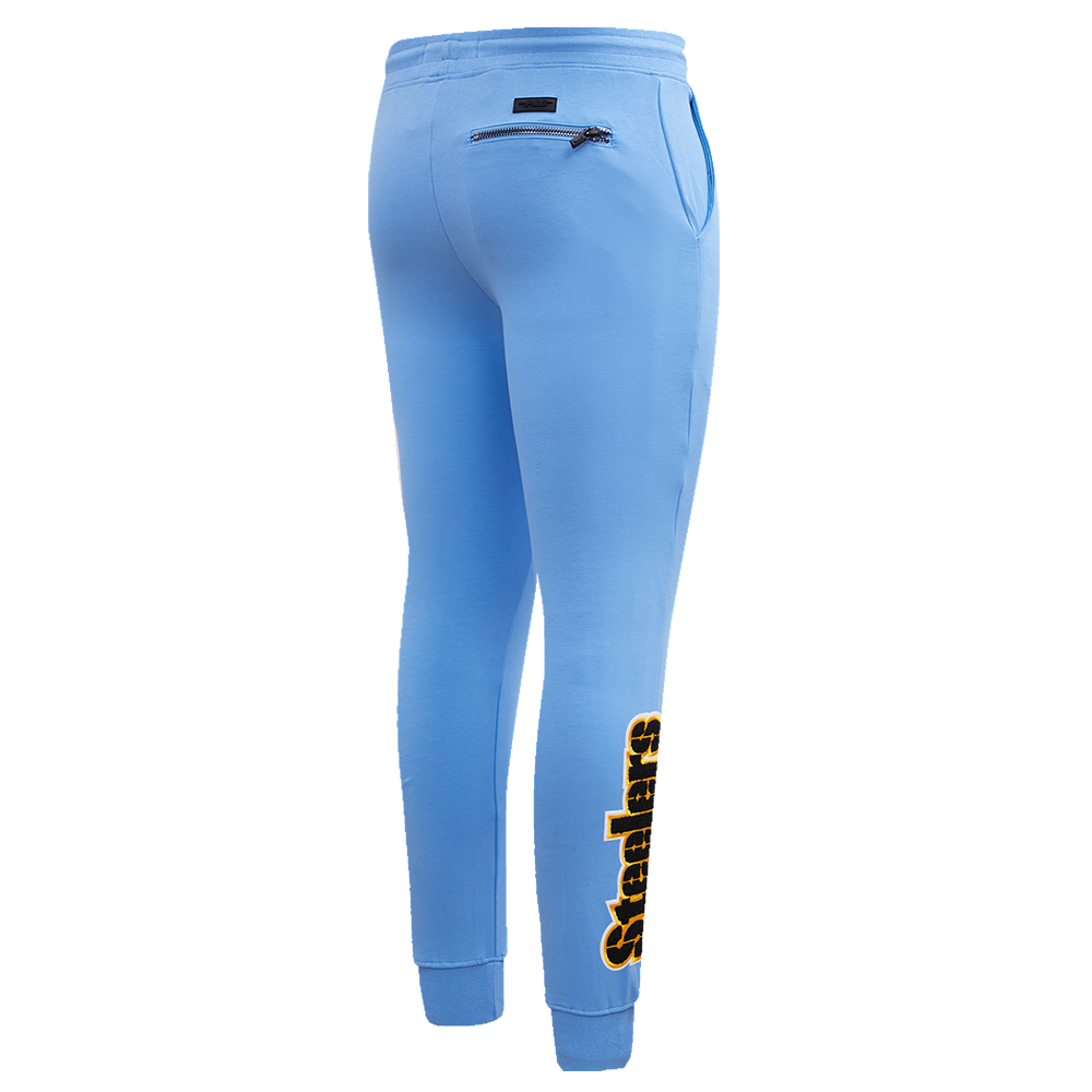 NFL PITTSBURGH STEELERS CLASSIC CHENILLE DOUBLE KNIT JOGGER (UNIVERSITY BLUE)