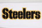 NFL PITTSBURGH STEELERS CLASSIC CHENILLE PANTALON JOGGER EN MAILLE DOUBLE (BLANC)