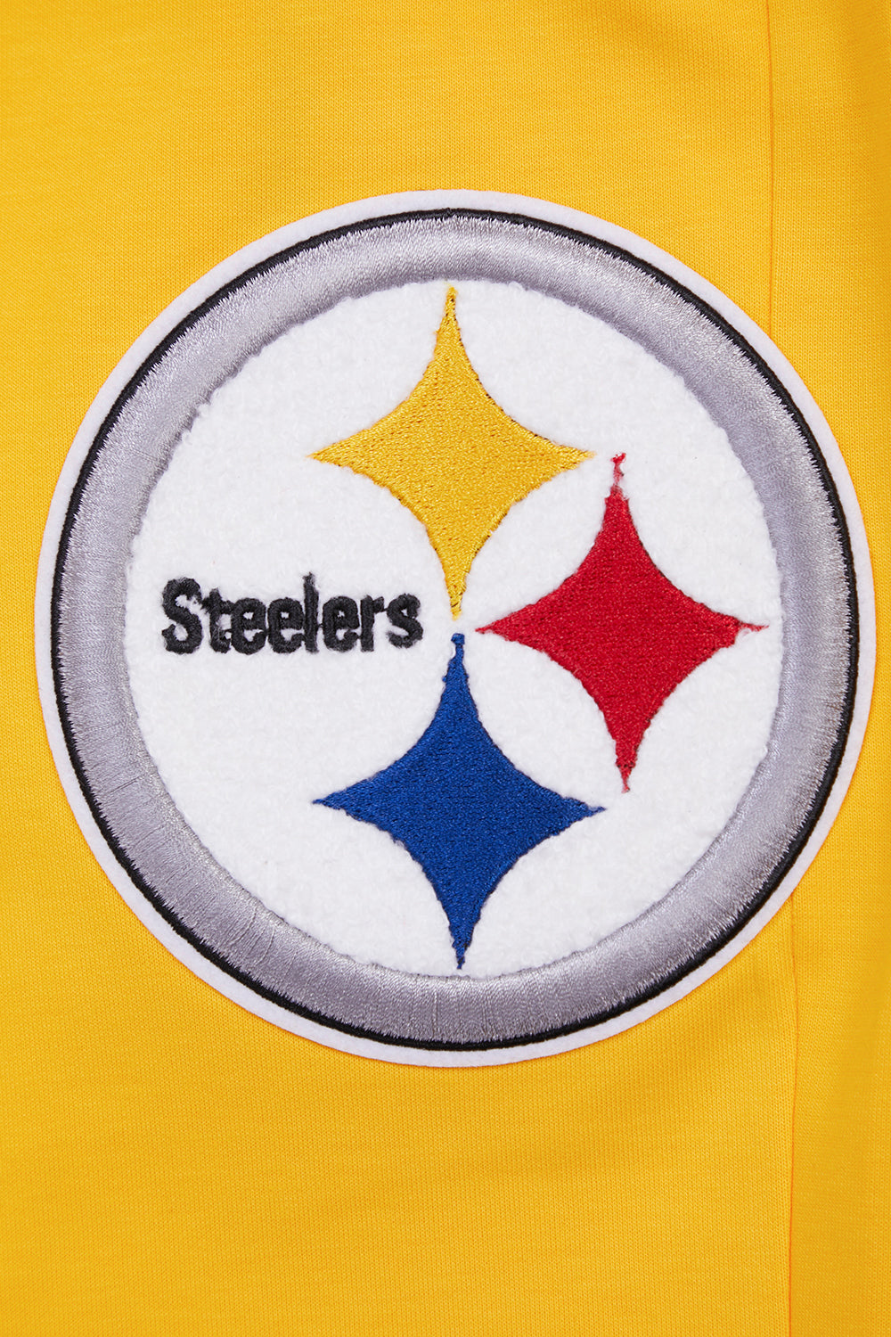 NFL PITTSBURGH STEELERS CLASSIC CHENILLE PANTALON JOGGER EN MAILLE DOUBLE (JAUNE)