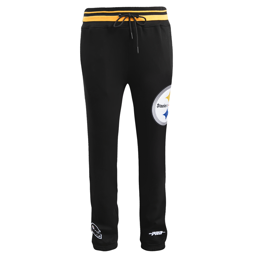 NFL PITTSBURGH STEELERS MASHUP MEN'S RIB SWEATPANT (BLACK/YELLOW)