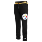 NFL PITTSBURGH STEELERS PANTALON OUATÉ MASHUP CÔTELÉ POUR HOMME (NOIR/JAUNE)
